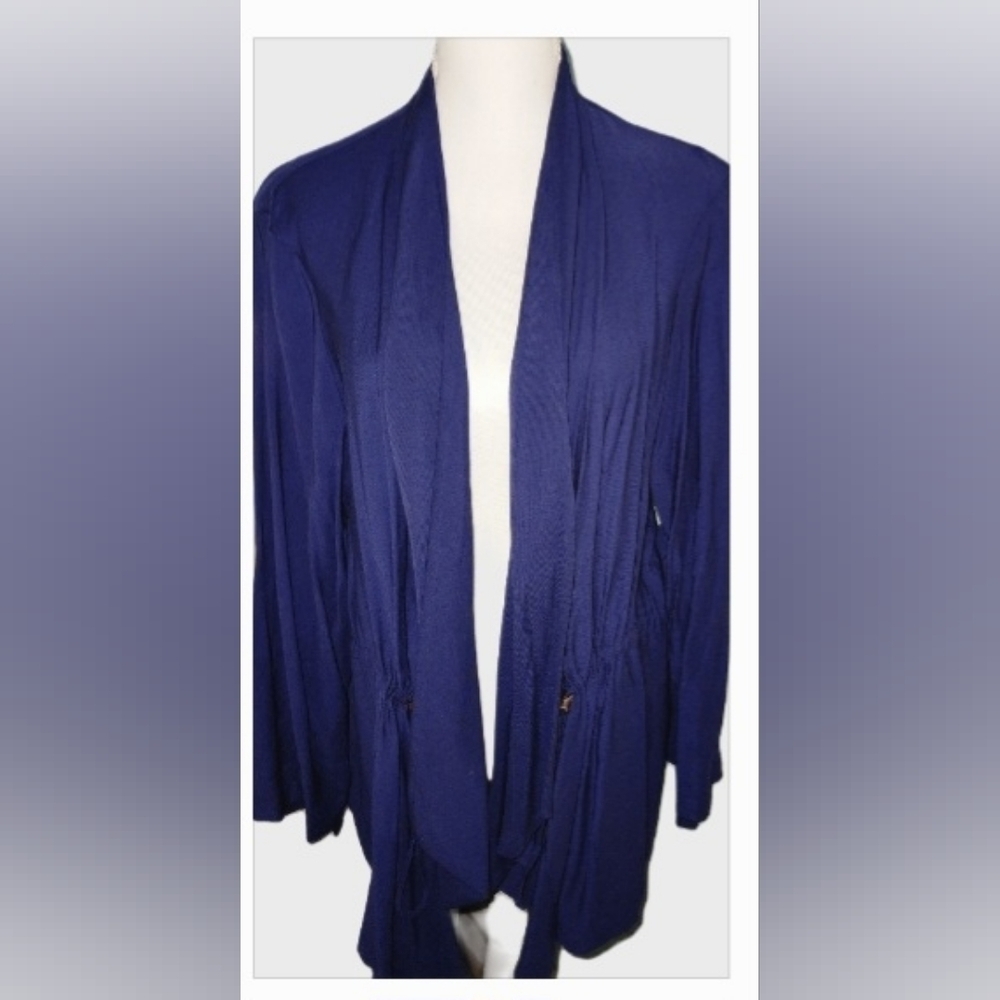 Rafaella Open Front Toggle Waist Jacket - Picture 1 of 8